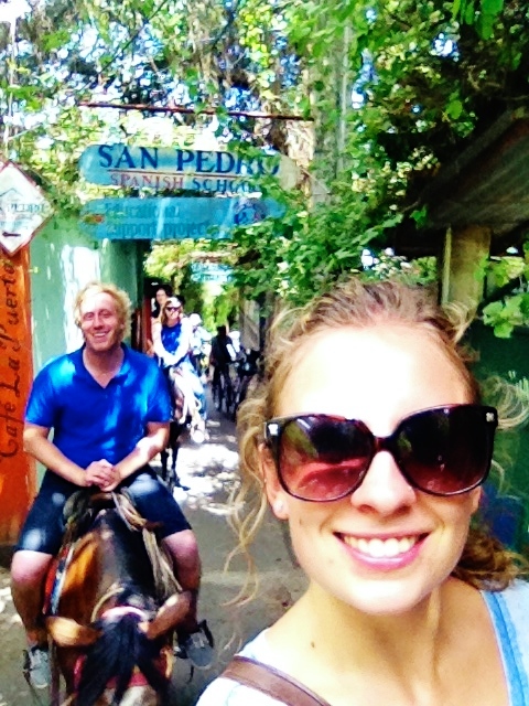 On our horsey adventure ;) 